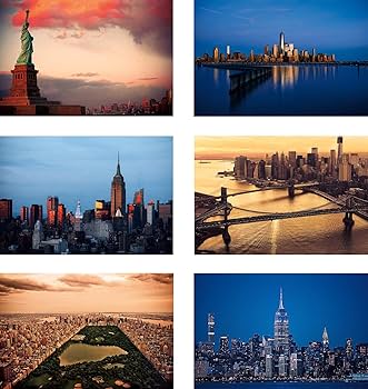 ニューヨークのポストカード ニューヨーク NY ポストカード 絵はがき 自由の女神 タイムズ